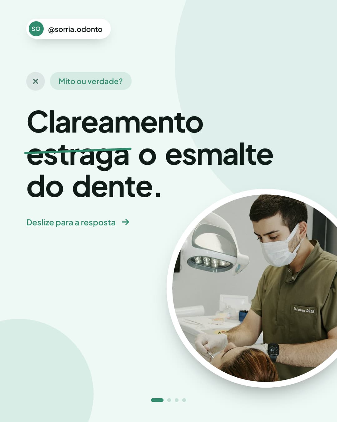 Carrossel de exemplo para odontologia